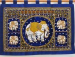 L-2018-one-large-ele-four-small-bluevelvet-blue-kalaga