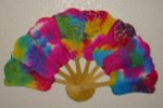 saa003 Saa Paper hand fan lotus flower style