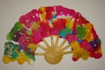 saa005 Saa Paper Hand Fan Teddy Bear style