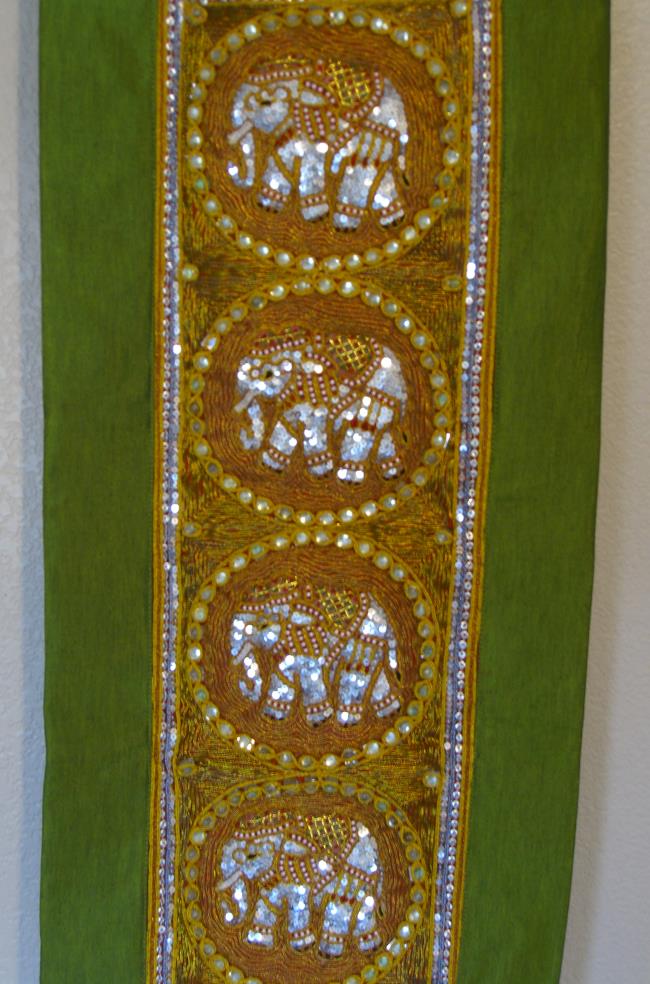 center lime green view