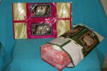 Tbox03 light yellow fuchsia Colors with Elephant Tissue Box Cover