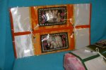 Tbox02 White Orange Colors with Elephant Tissue Box Cover